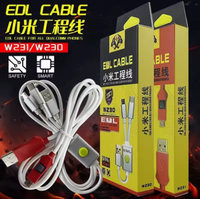 OSS kabel Flash dalam untuk 9008 MODE, kabel EDL w230 w231 Redmi Xiaomi, alat perbaikan ponsel, jalur insinyur Port terbuka tipe-c