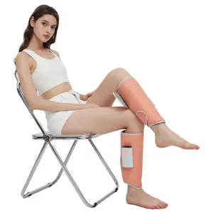 Самый новый продукт, компрессионный массажер для ног с тепловым дистанционным управлением, портативный массажер для ног