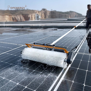 Machine de nettoyage de panneaux solaires avec brosses rotatives, largeur de nettoyage de 60 cm, <span class=keywords><strong>moteur</strong></span> de 150 W, débit d'eau de 22 L/min, vitesse de 700 tr/min pour panneaux - Product Image 6