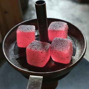 ชิชาถ่านก้อนมะพร้าวสีดำ25มม. 26มม. เถ้าสีขาวคาร์บอนสูงติดทนนานผลิตในเวียดนามขายส่ง - Product Image 4