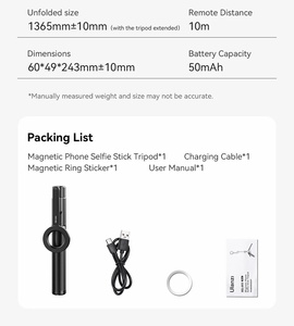 Ulanzi MG-003 Pro magnétique téléphone Selfie Stick <span class=keywords><strong>trépied</strong></span> haute qualité détachable sans fil <span class=keywords><strong>trépied</strong></span> à distance pour <span class=keywords><strong>iPhone</strong></span> 16 15 14 <span class=keywords><strong>13</strong></span> 12 - Product Image 3