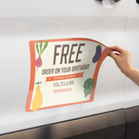 Autocollant de voiture en vinyle personnalisable, autocollant durable pour la carrosserie de la voiture, pour la promotion