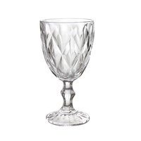 Gobelets en Verre de Vins Vente en Gros Décoration Vintage Colorée Transparente Mariage Moderne Rouge