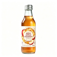 Étiquettes autocollantes imprimées imperméables Haoxuan OEM pour bouteilles de jus de pomme concentré, pour produits alimentaires et boissons