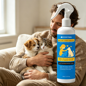 Produit de Toilettage pour Animaux de Compagnie Sous Marque Blanche, Doux, Non Toxique, Contrôle Longue Durée des Pellicules, Adoucit le Pelage et la Peau, Éliminateur de Pellicules Multi-Animaux - Product Image 1