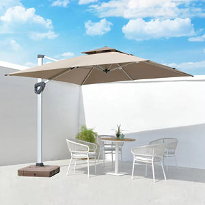 Sombrilla comercial para <span class=keywords><strong>patio</strong></span> al aire libre, sombrilla voladiza para <span class=keywords><strong>patio</strong></span>, sombrilla romana plegable de gran tamaño para trabajo pesado - Product Image 1