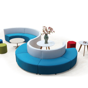 Últimos Diseños y Precios de Sofás Seccionales en Forma de U para Dormitorio, Mini Sofá de Esquina Económico de Media Luna - Product Image 1