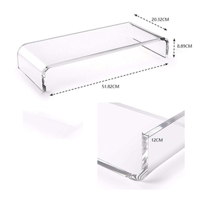 שולחנות אקריליק צלולים מודרני שולחנות קפה אקריליים שולחן קפה ואקריליק שולחן בעיצוב אלגנטי - Product Image 4