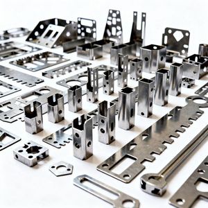 Fabrication sur mesure de tôles en acier inoxydable par l'usine GT Brand, pièces métalliques estampées, services de découpe laser de métal sur mesure, pliage. - Product Image 1