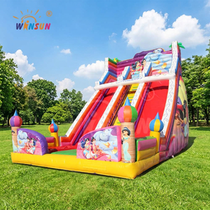 Tobogán Inflable WINSUUN Aladdin, Tobogán Inflable Comercial, Tobogán Inflable de PVC, Tobogán Inflable Seco - Product Image 1
