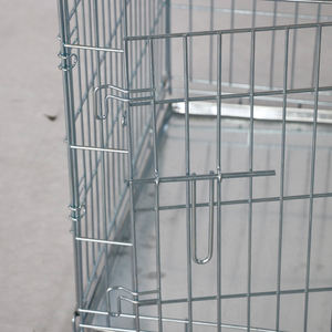 Sıcak satış dayanıklı dayanıklı xl köpek kulübesi tel katlanabilir toz demİr tel kapali köpek kafesi evi pet muhafaza hayvanlar için kafes - Product Image 4