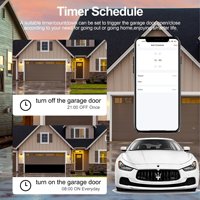 Module de commande intelligent Tuya pour porte de garage, commande vocale, télécommande, minuterie, pour volet roulant électrique, application Android pour la maison