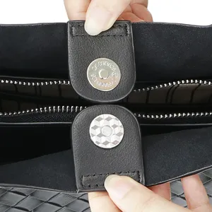 Bolsos de mano de punto AndoBag para mujer, bolso de hombro de viajero de cuero genuino, bolso de gran capacidad <span class=keywords><strong>1864</strong></span> - Product Image 3