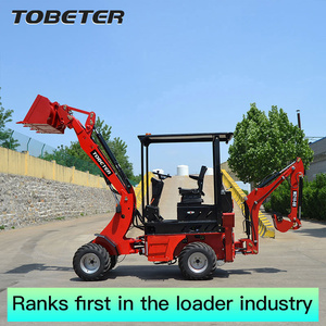Máy xúc đào bánh lốp đa năng Tobeter CE EPA ENGINE CAT, máy xúc đào nhỏ, máy xúc đào bánh lốp 4x4, máy xúc đào nhỏ đa năng - Product Image 1