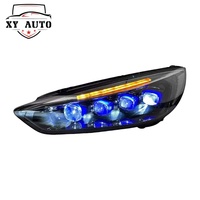 Phares Matrix Flow avec feux de circulation diurne à LED, assemblage avant rénové, 12V, état neuf, Ford Focus 15-18