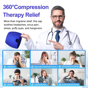 Protège-tête sportif en gel solide, bonnet rafraîchissant pour soulager les migraines, doux et confortable, portable, double usage pour les maux de tête et les douleurs au front - Product Image 2