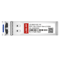 Module émetteur-récepteur optique SFP+ 10G 1310nm 10km SMF LC DDM industriel 10Gbase LR SFP+ à prix bas, fourni directement par l'usine