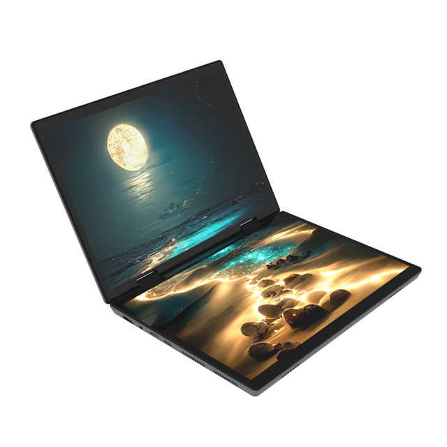 Factory Wholesale Custom Brand New 10.5 Inch Intel N95 Portable Win10/11 Dual Monitor Computer Portable Dual Screen Touch Laptop