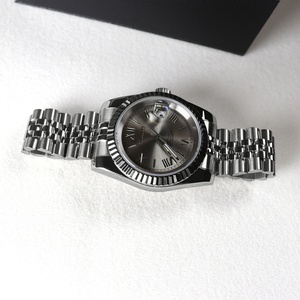 Custom <b>Wristwatch</b> Manufacturer OEM Gray Stainless Steel Fashion Luxury Men Dial Mechanical Watches - Product Image 2