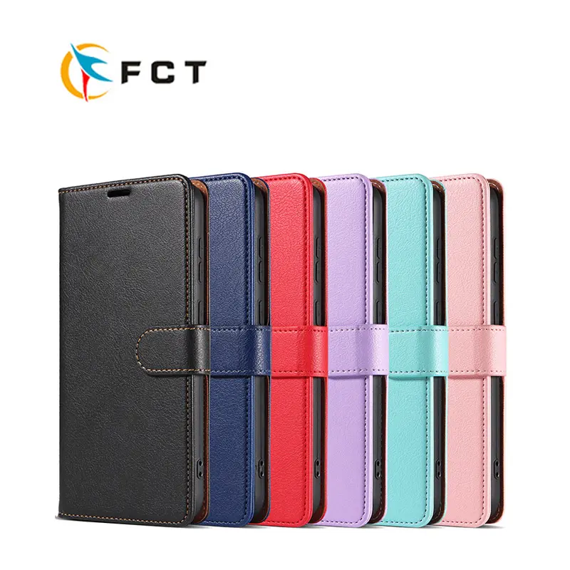 RFID Skin Feel Leather Wallet Case For Samsung A12 A13 A14 A54 A23 Holder Magnetic Flip Cover Slim Leather Case