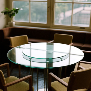 Cao cấp Glass Top bàn trà với mạnh mẽ khung kim loại cho phòng khách vườn Nguồn cung cấp sản phẩm - Product Image 5