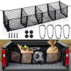 Bolsa de Almacenamiento de Malla 3D de 4 Compartimentos para Camioneta Todoterreno, con Cuatro Cestas, para Maletero, Multifuncional, Accesorios para Auto - Product Image 1