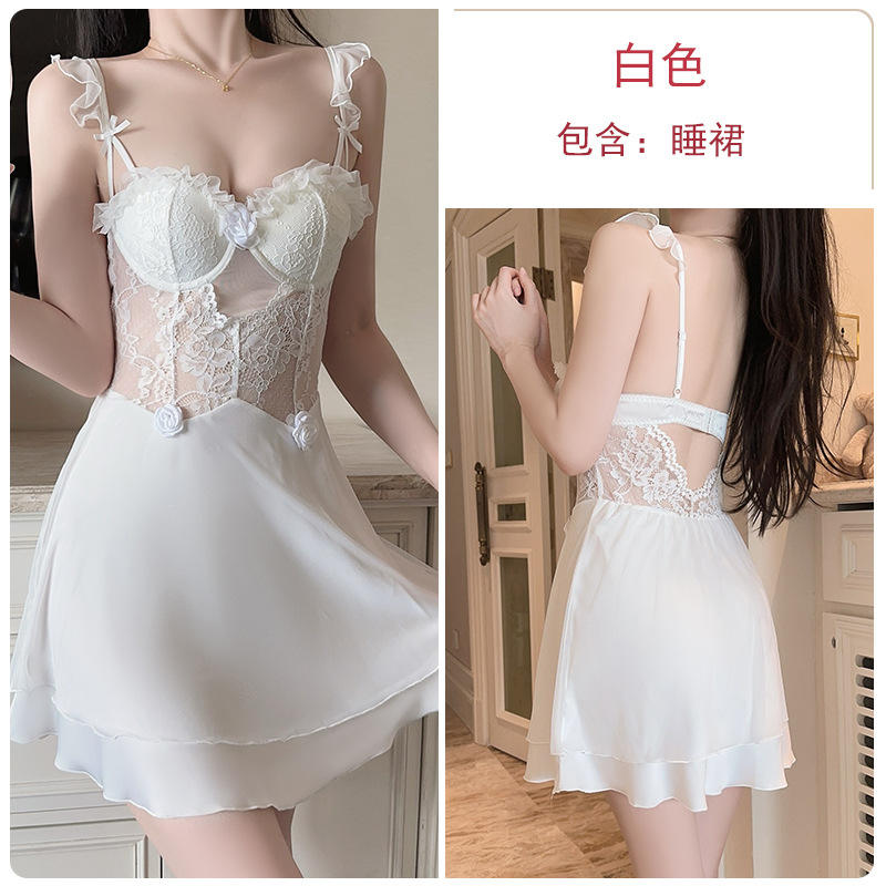 4957 blanc (chemise de nuit)