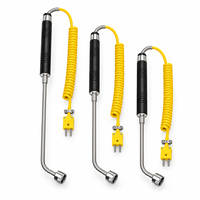 Probe Termokopel Tipe-K Permukaan Genggam IP65 Baja Tahan Karat 60mm NR-81533A /81531A/81532A/OEM ODM
