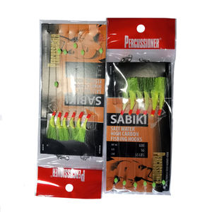 ชุดเบ็ดตกปลาซาบิกิแบบมีไฟ 6 ตัวเบ็ด สไตล์ญี่ปุ่น ขายส่ง - Product Image 3