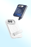 Étui Duo pour iPhone avec support magnétique fin et élégant, compatible avec la charge sans fil, motif varié, résistant aux traces et aux dégâts, étui pour lunettes Duo