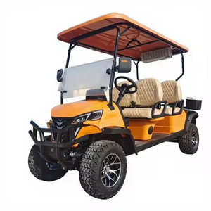 Voiturette de golf à châssis en acier 4 places pour l'inspection de chantier - Product Image 1