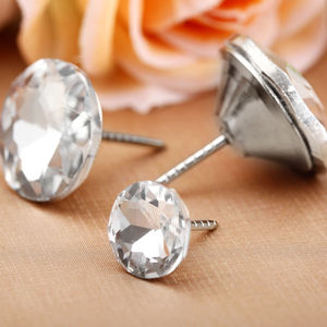 Boutons en <span class=keywords><strong>strass</strong></span> <span class=keywords><strong>de</strong></span> verre à paillettes en gros, boutons en cristal à coudre, installation sans outil, clous décoratifs à tête en cristal <span class=keywords><strong>de</strong></span> type épingle - Product Image 5