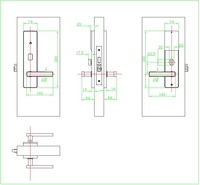 Serrure de porte électronique RFID pour hôtel - Contrôle d'accès pour les dortoirs des étudiants