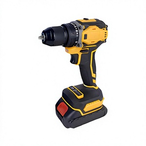 Perceuse à percussion sans fil professionnelle 21V sans balais, 2500 tr/min, avec 2 batteries au lithium pour la construction (vente en gros) - Product Image 4