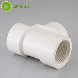 Nhà Máy productionplastic nữ Reducer Ống <span class=keywords><strong>TEE</strong></span> 2 inch phụ kiện đường ống giảm tốc ba cách PVC <span class=keywords><strong>TEE</strong></span> phụ kiện đường ống - Product Image 2