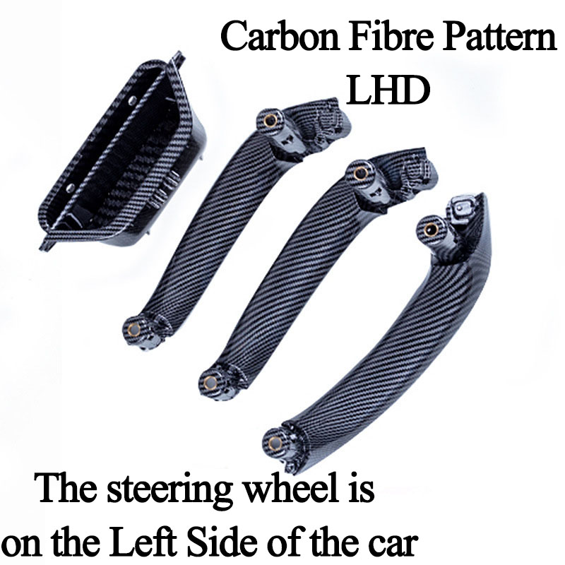 Set LHD nero carbonio 4 pezzi