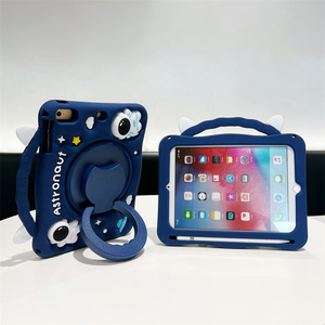 Ốp điện thoại máy tính bảng hình phi hành gia hoạt hình bằng silicon cho iPad Air4 Air5 10.9 inch, xoay 360 độ - Product Image 5