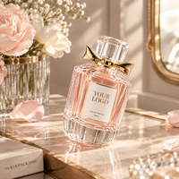 Parfum pour femmes de luxe avec logo personnalisé, eau de parfum longue durée, parfum floral frais, marque privée, vente en gros