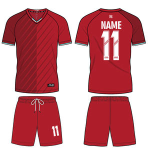 ชุดฟุตบอลแบบรีดร้อน พิมพ์ลายตามสั่ง เสื้อฟุตบอลแห้งเร็ว - Product Image 6