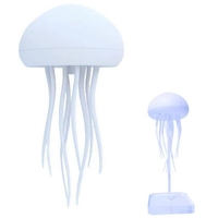 Dynamique Rechargeable Méduse LED Veilleuse Colorée Commande Vocale Flottant Décoration Lampe de Table pour la Relaxation