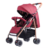 4 1 Poussette de siège auto pour bébé Roue avant de 8 pouces Capacité de charge de 60kg Ceinture de sécurité à cinq points pliable