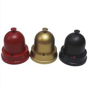 Accesorios de casino eléctricos completamente sellados, copa de dados de póker con brillo dorado con tapa, copa de dados electrónica - Product Image 1