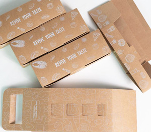 Imee Xách Tay Nhiều Lớp Đóng Gói Takeaway Bánh Chiên Gà Bánh Hamburger Nướng Tay Xé Thức Ăn Nhanh <span class=keywords><strong>Carboxy</strong></span> Bao Bì Hộp - Product Image 5