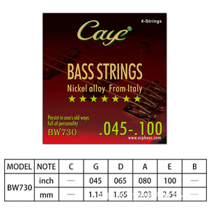 <span class=keywords><strong>Corde</strong></span> per <span class=keywords><strong>Basso</strong></span> di Alta Qualità a <span class=keywords><strong>Basso</strong></span> Prezzo in Lega di Nichel - Product Image 4