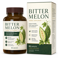 Mélange Botanique Équilibré en Vrac de Melon Amer 600mg avec Acides ALA et Gymnémiques pour le Soutien Quotidien du Métabolisme du Glucose Prix Usine