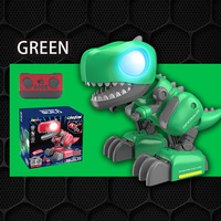 Assembler et contrôler le kit de construction de STEM de robot dinosaure pour enfants RC, avec des lumières LED en mode coulissant rampant et des effets sonores