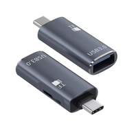 Adaptador de Lector de Tarjetas OTG 2 en 1 Compatible con Teléfonos Móviles, Memoria USB, Transferencia de Datos de Tarjetas de Memoria