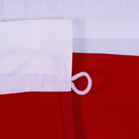 Vente en gros 3x5ft 90x150cm Croix Blanche Suisse Drapeau