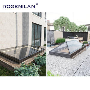Couvre-toit de puits de lumière rond transparent ROGENILAN, dôme de puits de lumière - Product Image 1