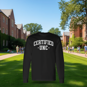 Camiseta de Manga Larga Negra Unisex Certificada UNC, Camiseta Promocional - Product Image 3